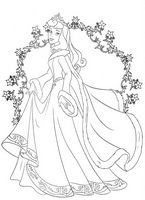 kolorowanki Śpiąca królewna Aurora malowanka Disney numer  51